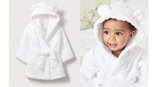 The White Company Hydrocotton Baby Robe