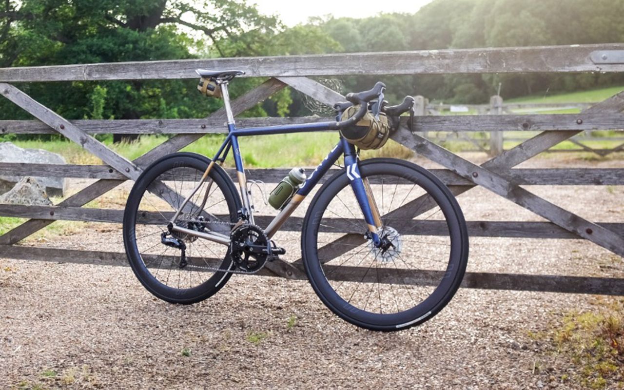 A standard steel/titanium frame can be built up in various guises