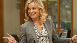 Amy Poehler as Leslie Knope in Parks and Recreation