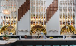 Bespoke bar by C. Wall Architecture at Chicha Cafetin, New York, USA
