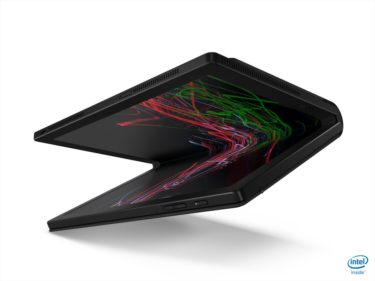 ThinkPad X1 Fold closing display