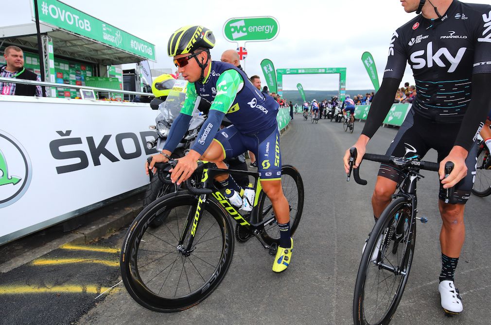 Caleb Ewan ahead of the Tour of Britain's second stage