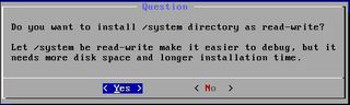 Make /system directory read/write