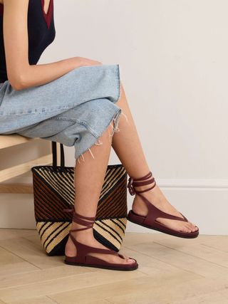 A.EMERY, Shel Leather Sandals