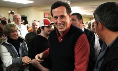 A 28-year-old Iowa vote-counter claims a tallying error by the state GOP gave Rick Santorum an eight-vote loss in the caucuses instead of the 12-vote victory he deserved.