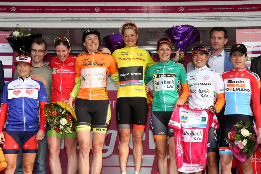 The jerseys after stage 2b