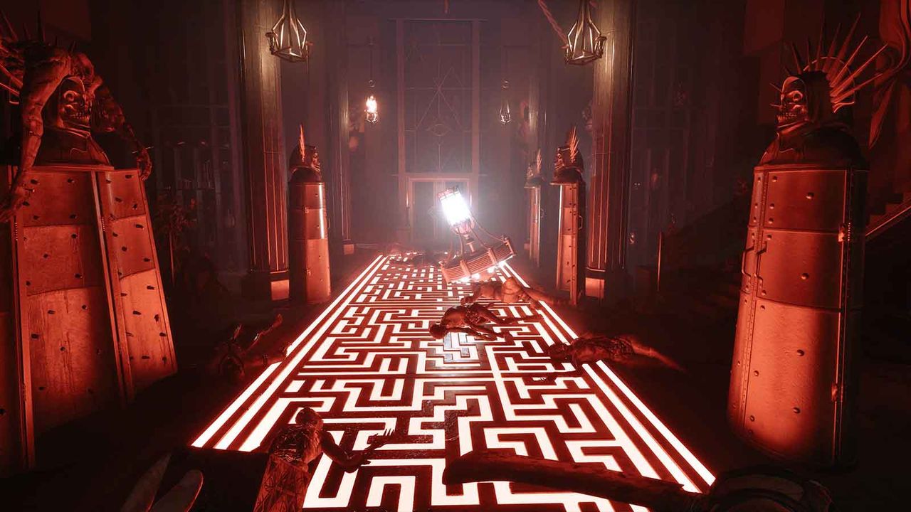 Screens from a horror game