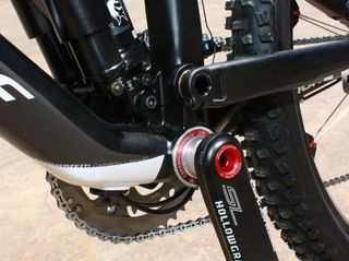 Even carbon Jekyll frames use an alloy bottom bracket shell given all of the precision hard points required.