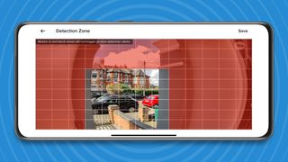 Using app to set motion detection zones for Yale Smart Video Doorbell