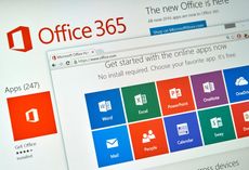 A screenshot of a product page showing each piece of software included in the Office 365 suite