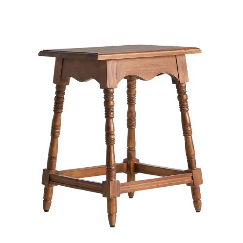 AnthroHome, Clara Wood Side Table