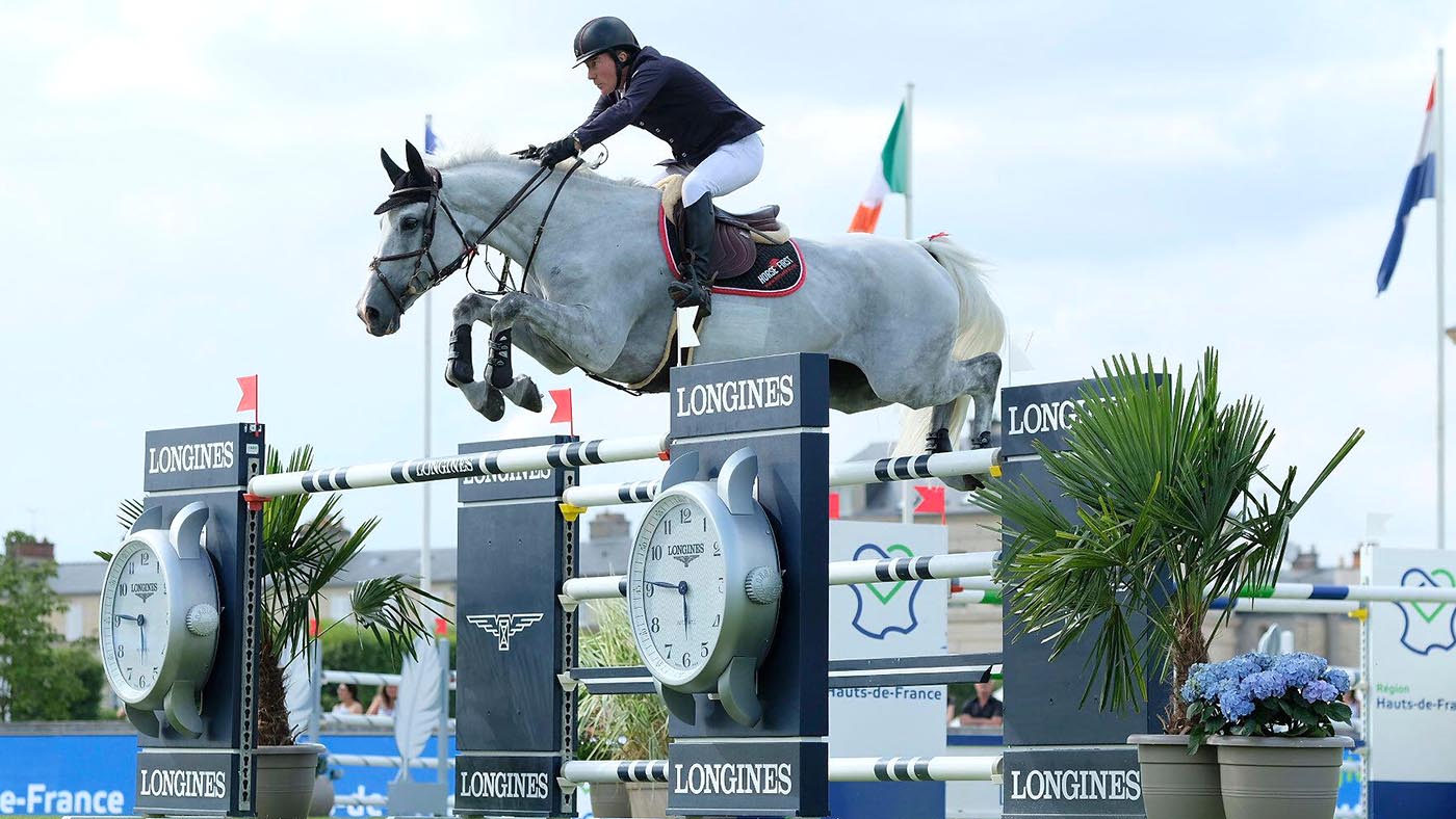Michael Whitaker riding For Fun during the 2019 Longines Global Champions Tour of Chantilly on July 13, 2019 in Chantilly, France - Photo Christophe Bricot / DPPI