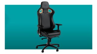 Noblechairs Epic on a green background