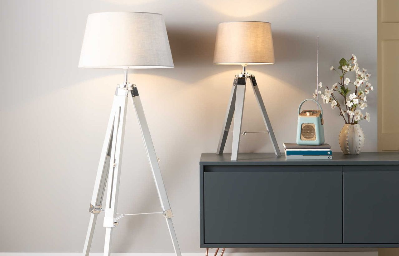 Aldi offers this week: retro white floor lamp from aldi&#039;s offers