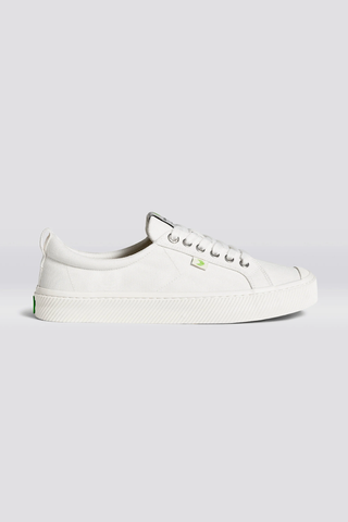 Cool White Sneakers 2023 | Cariuma OCA Low Off-White Canvas