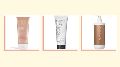 an image of the best gradual tan options we tried