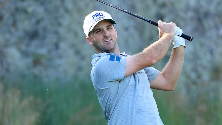 Denny McCarthy takes a shot during the first round of the 2022 US Open