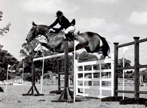 1967: a pint-sized pony named Stroller went into the history books carrying 20-year-old Marion Mould to victory
