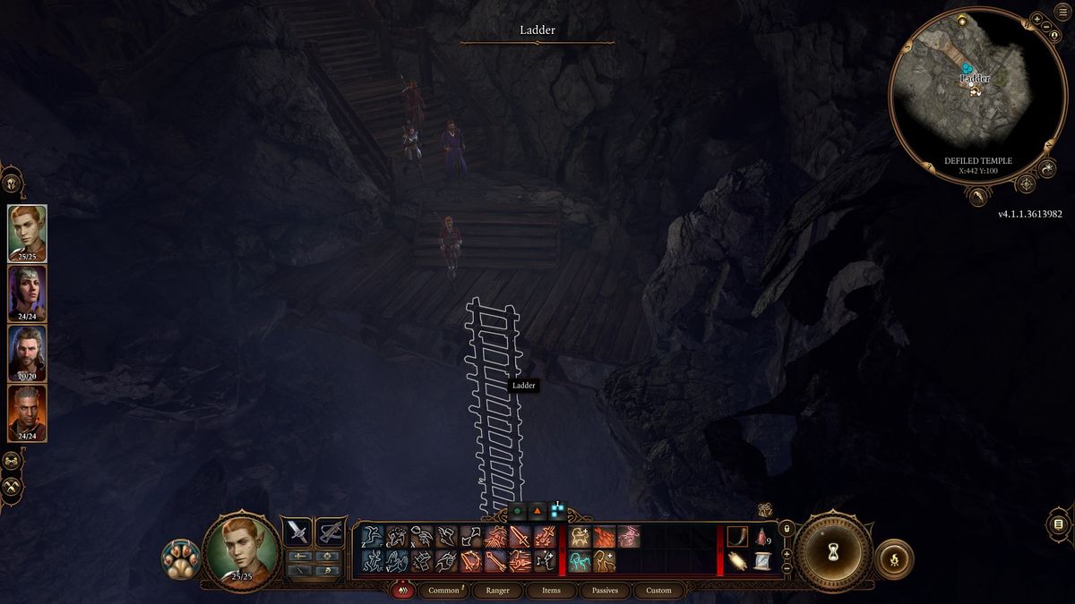 Baldur's Gate 3 Underdark entrances - The Defiled Temple