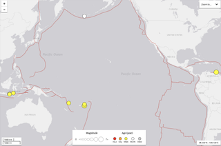 earthquake map