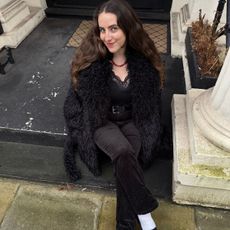 Ava wearing the M&S cords