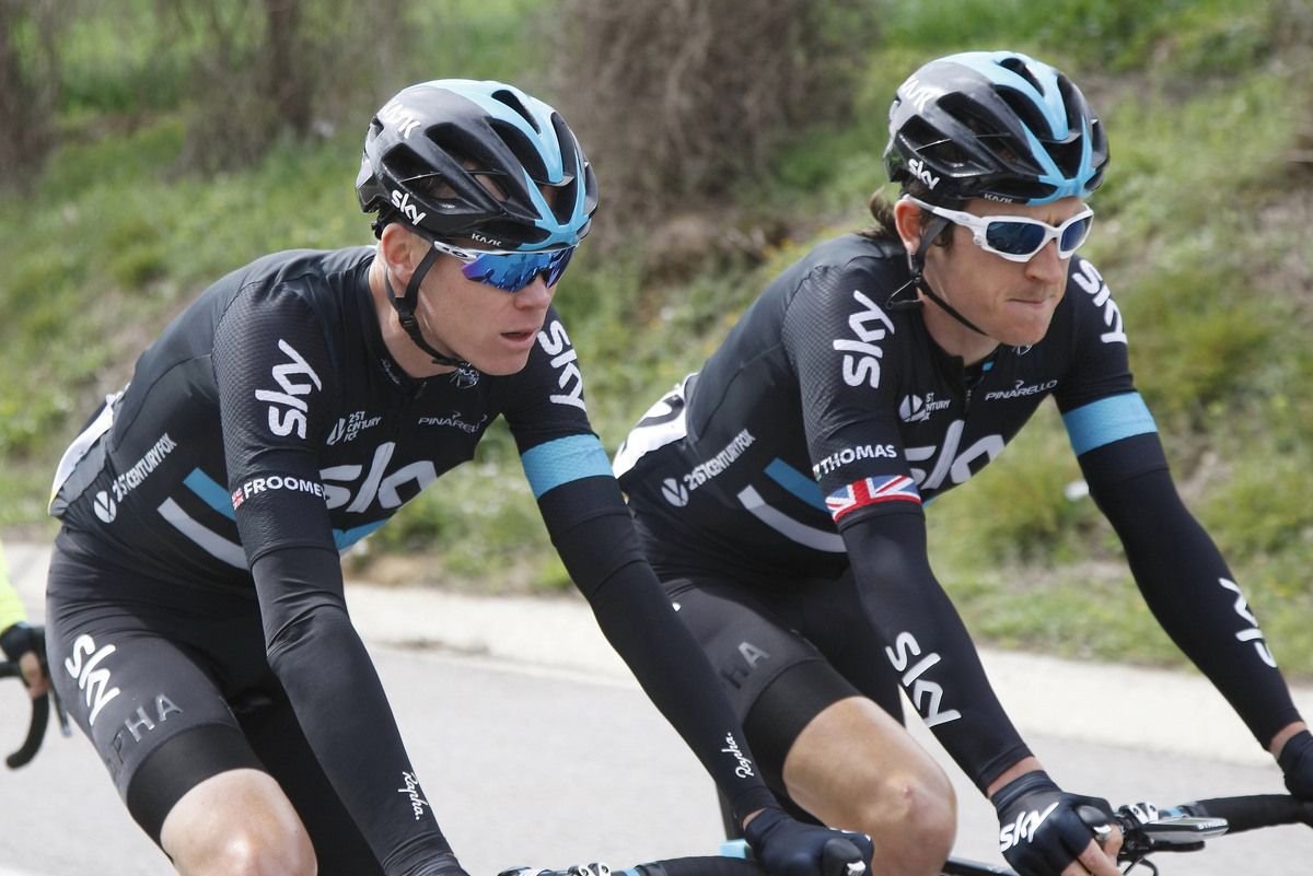 Chris Froome and Geraint Thomas (Team Sky)