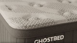Grey contouring surface of GhostBed Luxe mattress