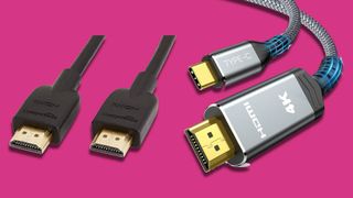 Two types of HDMI cables