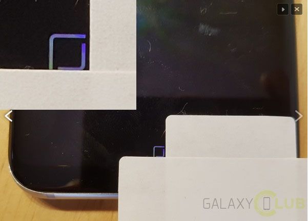 Tap the arrow on the right to see how the home button moves