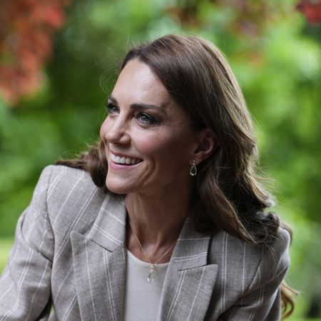 Princess Kate visits Scuola dell'infanzia, to view education in nature, during the second day of her visit to Reggio Emilia on May 14, 2026 in Reggio Emilia, Italy