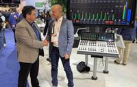 Marc Straehl, CEO of SLG Broadcast (left) and Martin Holovlasky, CTO of kronehit, at the 2026 NAB show. 