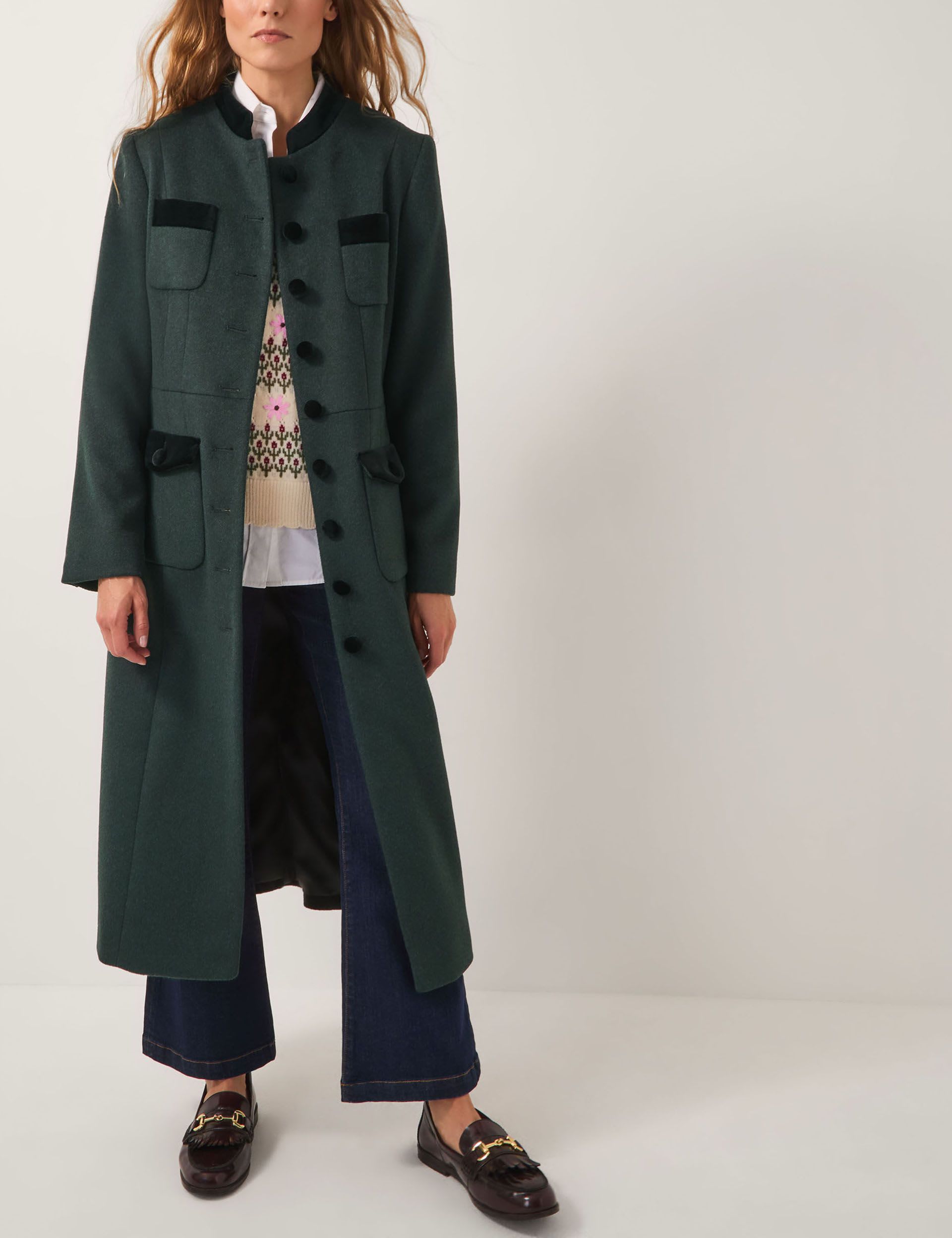 High Neck Utility Coat