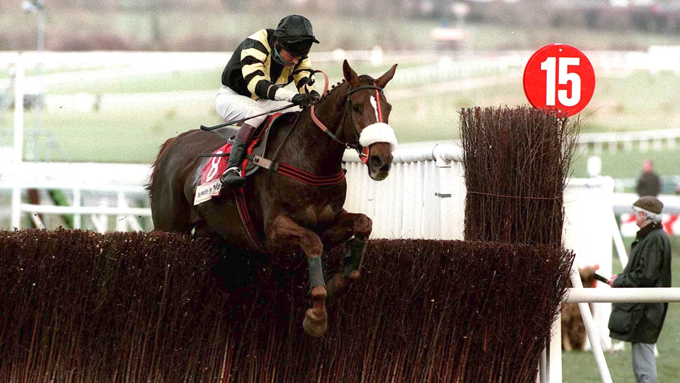 The Kim Bailey-trained Master Oats wins the Cheltenham Gold Cup in 1995 with Norman Williamson in the saddle.