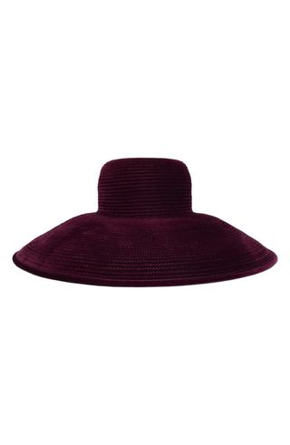 Jeanette Velvet Wide Brim Hat