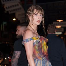 Taylor Swift looking at camera