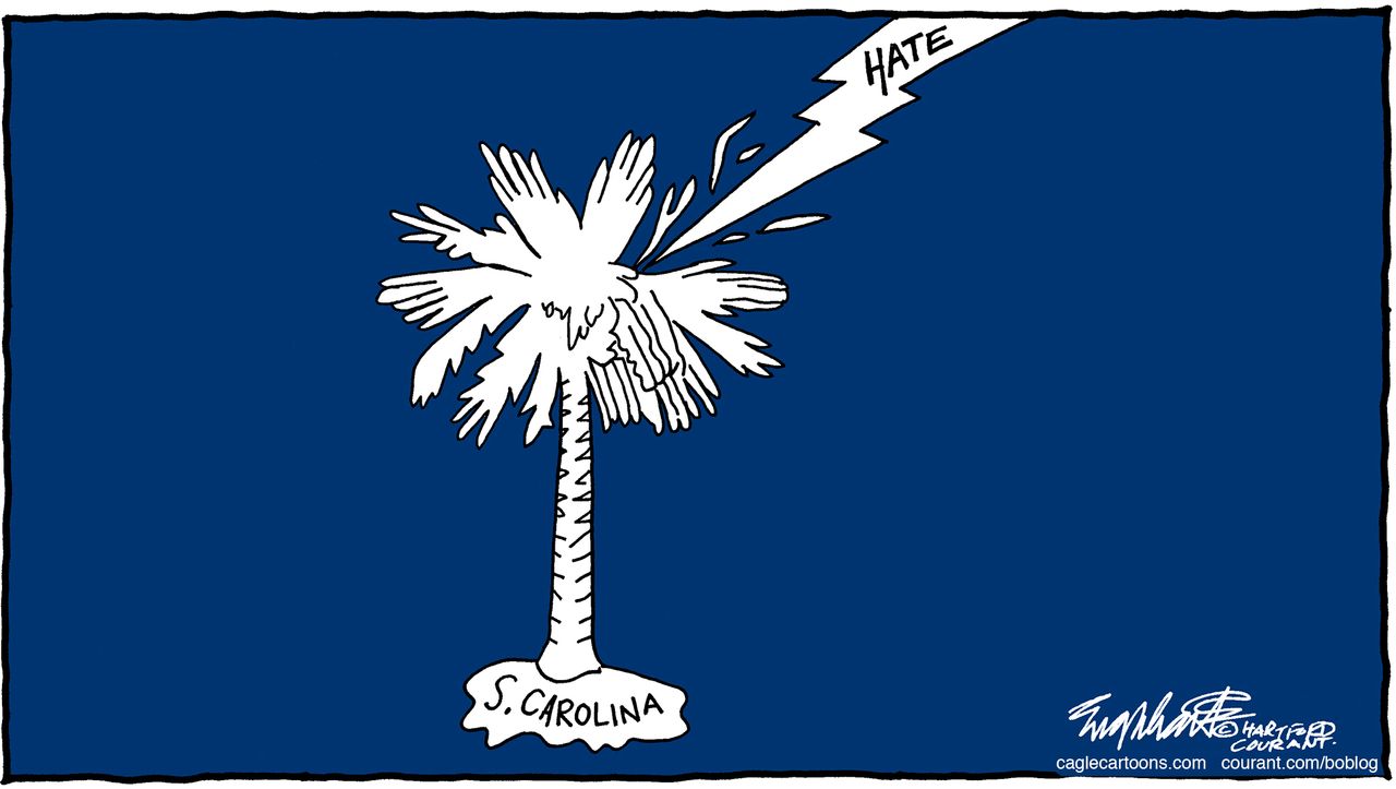 Editorial cartoon U.S Charleston Shooting