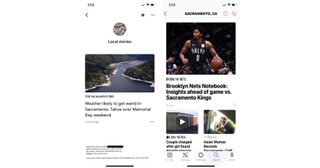 Local news in Apple News and Google News