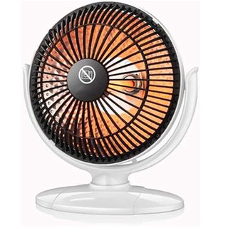 small portable desktop fan heater