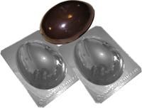 3. Easter Egg Moulds Set of 2, 14cm tall
RRP: £6.99
If you're opting to make a classic, smooth finish Easter egg then this mould from Amazon may be the right choice for you. Your chocolate egg will stand 14 cm tall. Easy to wash and reuse.