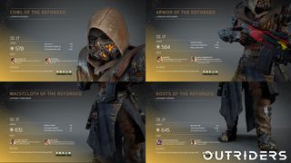 Outriders legendary armor sets