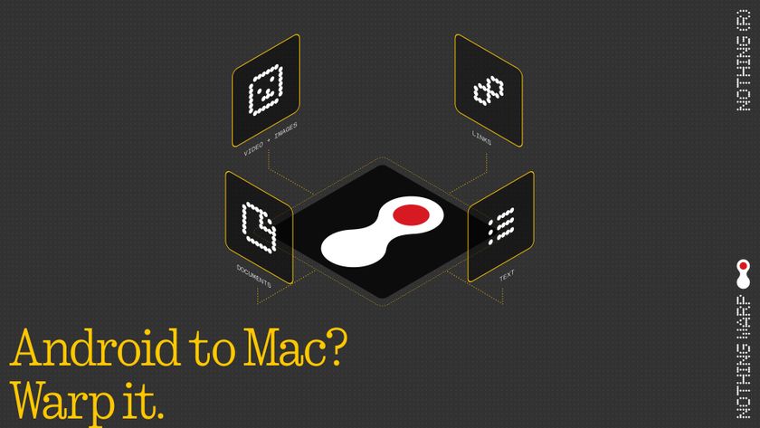 Nothing's Warp app for sharing files between Android and macOS