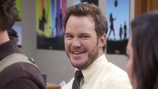 Chris Pratt as Andy in Parks & Recs.