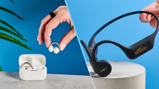 SOundcore Aeroclip earbuds and H2O Audio Tri 2 Pro