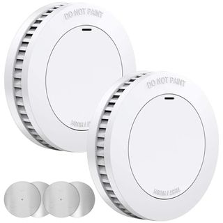 Smoke Alarm for Home,xindum Smoke Detectors 10 Years Battery, Fire Alarms With Test/mute Button and Magnetic Holder, 85db Audible Alarm for Home Security, Standalone,2 Pack