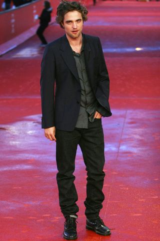 Robert Pattinson at the Twilight premiere Rome International Film Festival