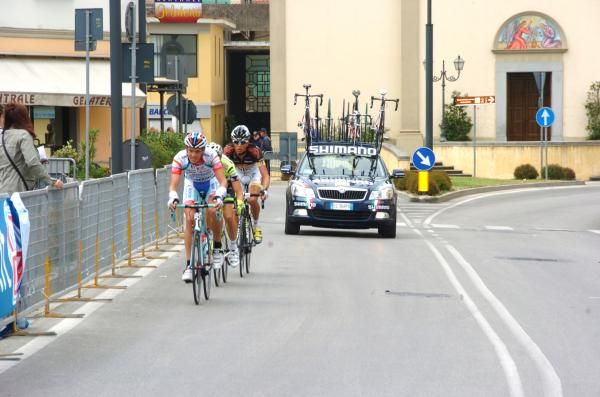 A two-man break were reeled in before the sprint