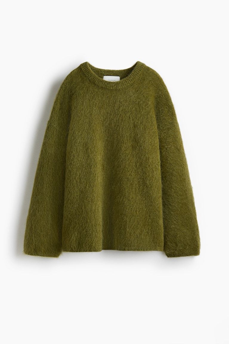 Oversized Mohair-Blend Sweater