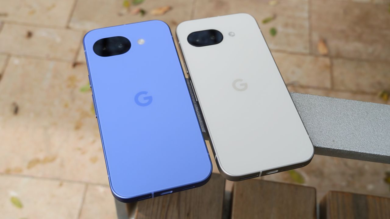 The Google Pixel 10a in the Lavender colorway.