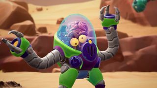 Chip 'n Clawz vs. The Brainoids alien and machine factory designs