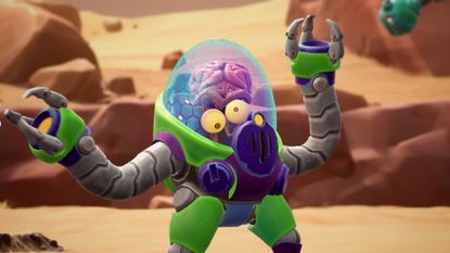Chip 'n Clawz vs. The Brainoids alien and machine factory designs